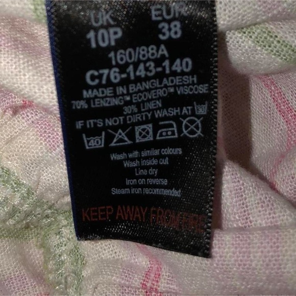 baby doll linen dress - Picture 4 of 4